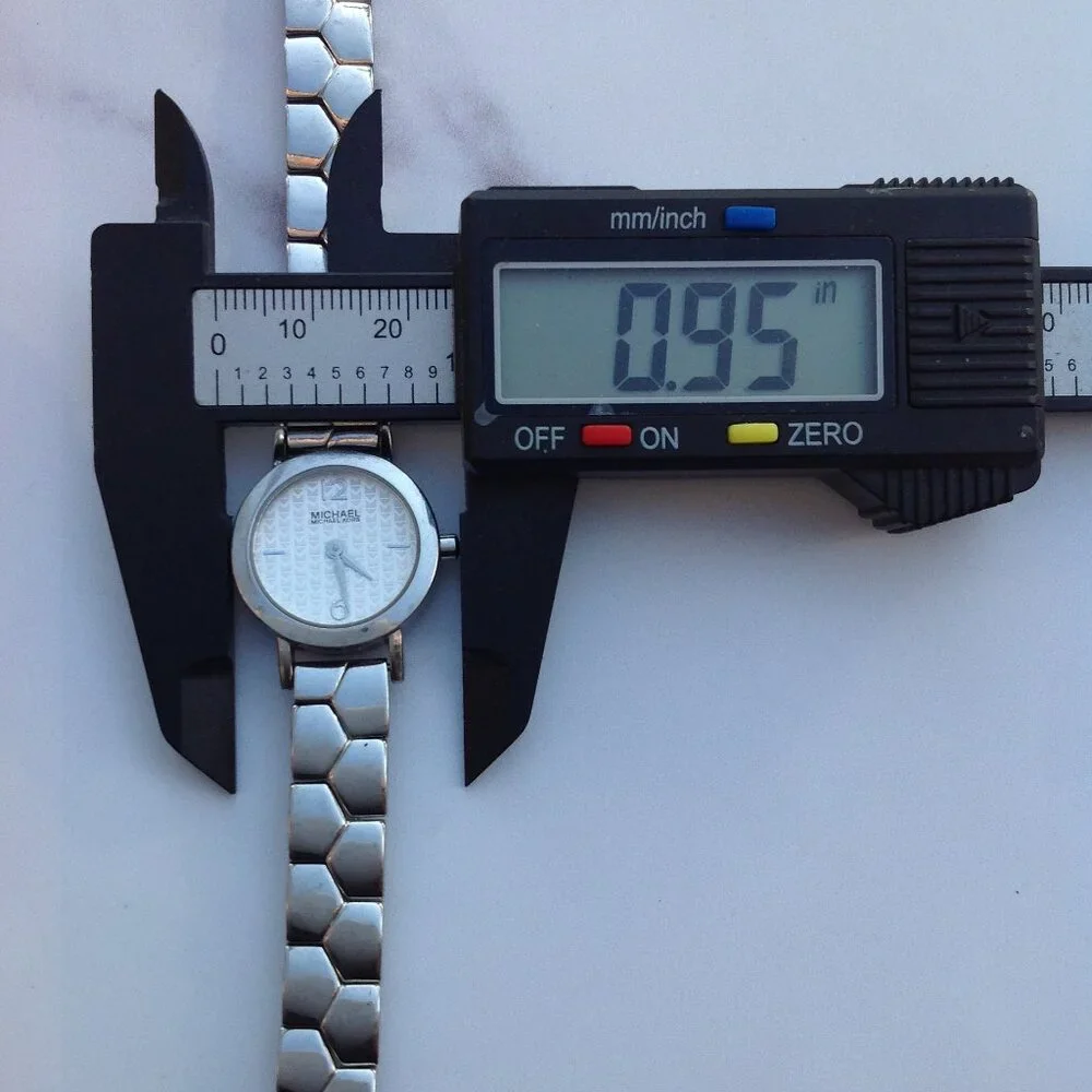 Michael Kors Watch Branded Face Silver Bracelet for Ladies